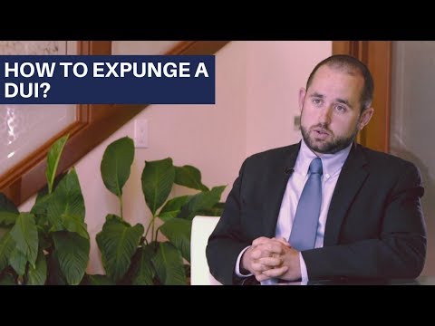 Como Expunge um DUI | Advogados de DUI Washington