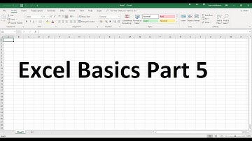 Pelajari Excel - Bagian 5 - Dasar-Dasar Microsoft Excel