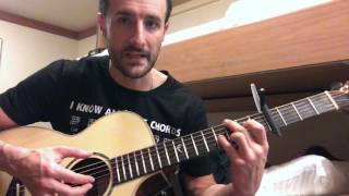 Video thumbnail of "How To Play FAITHFULLY by Journey - Acoustic Guitar Lesson"