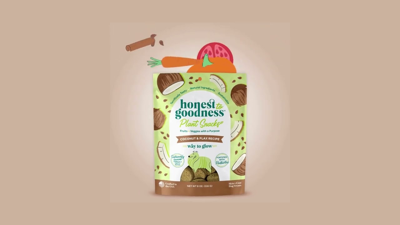 Honest to Goodness Way To Glow Coconut Dog Treats 