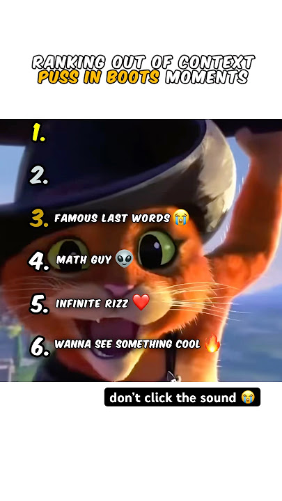 Ranking Puss In Boots Moments 😭