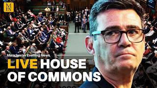 WATCH LIVE: Andy Burnham heads to House of Commons for his first day as Starmer RESIGNS