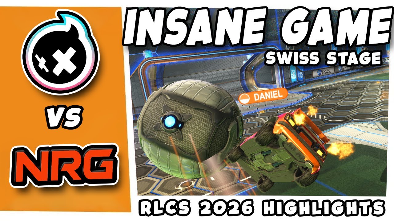 NRG vs Dignitas - HIGHLIGHTS! | RLCS 2026 Swiss Stage | North America Boston open 3