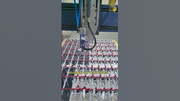 china full automatic glue potting machine