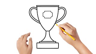 Cómo Dibujar Un Trofeo Dibujos Sencillos