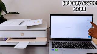 HP Envy 6520e: How to Scan to Computer (Glass & ADF), Save as PDF & Print Double-Sided