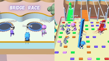 BRIDGE RACE LATEST UPDATE - LEVEL- 151 - 160 | ANDROID GAMEPLAY | GAMING YT