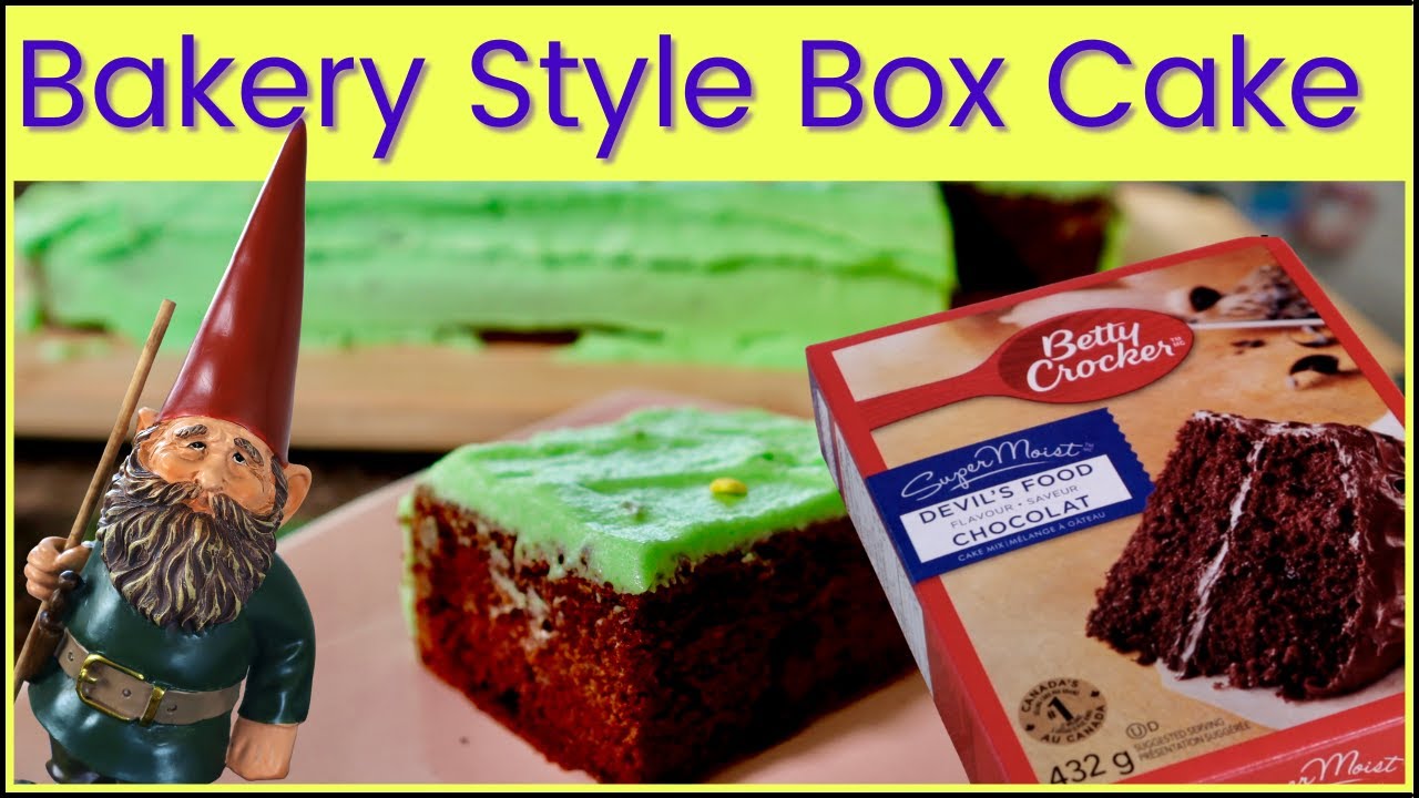 Bakery Style Box Cake From Betty Crocker to Bakery YouTube
