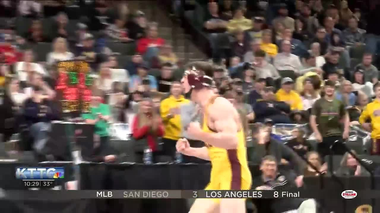 Athlete of the Week - Brodie Kellen, Dover-Eyota Wrestling - YouTube