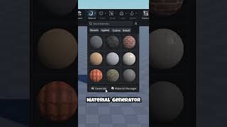 RSQT: How to Use AI Material Generator in Roblox Studio #Shorts #RobloxDev