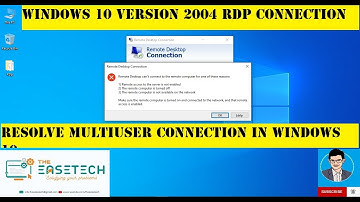Windows 10 may 2020 update Version 2004 | RDP Wrapper