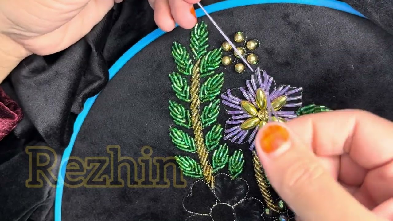 فێرکاری چنینی گوڵ بە قەسەب…چنینی مەکسی