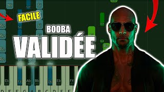 Booba - Validée | Vidéo Piano Tutoriel Facile Instrumental RAP (Piano Facile France)