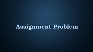 Details #Tamilmath #Assignmentproblem Assignment problem | operations research in tamil News
