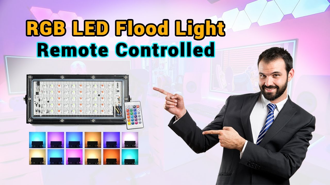 কন্টেন ক্রিকেটারদের জন্য বেস্ট RGB এলইডি লাইট RGB LED Flood Light ...