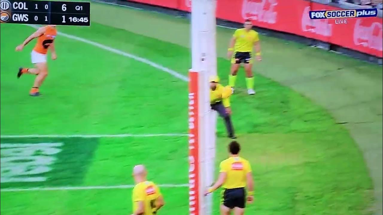 Bobby Hill, Banana Kicks Ball with Extra Spin, for Goal AFL Footy