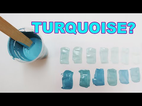 Video: Come Ottenere Il Colore Turchese