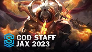 God Staff Jax 2023 Skin Spotlight - League of Legends