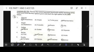 HOW TO PREPARE FOR ICE PAPER FOR ACC 126 | ACC 126 | ICE PAPER 1 AND 2