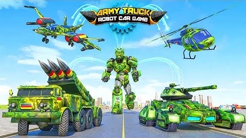 Army Truck Robot Car Game | Android Gameplay