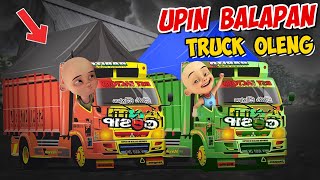 Upin ipin Balapan truck Oleng , Ipin senang ! GTA Lucu