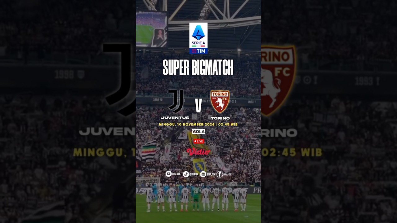 Juventus vs torino | derby panas kota turin 🔥 