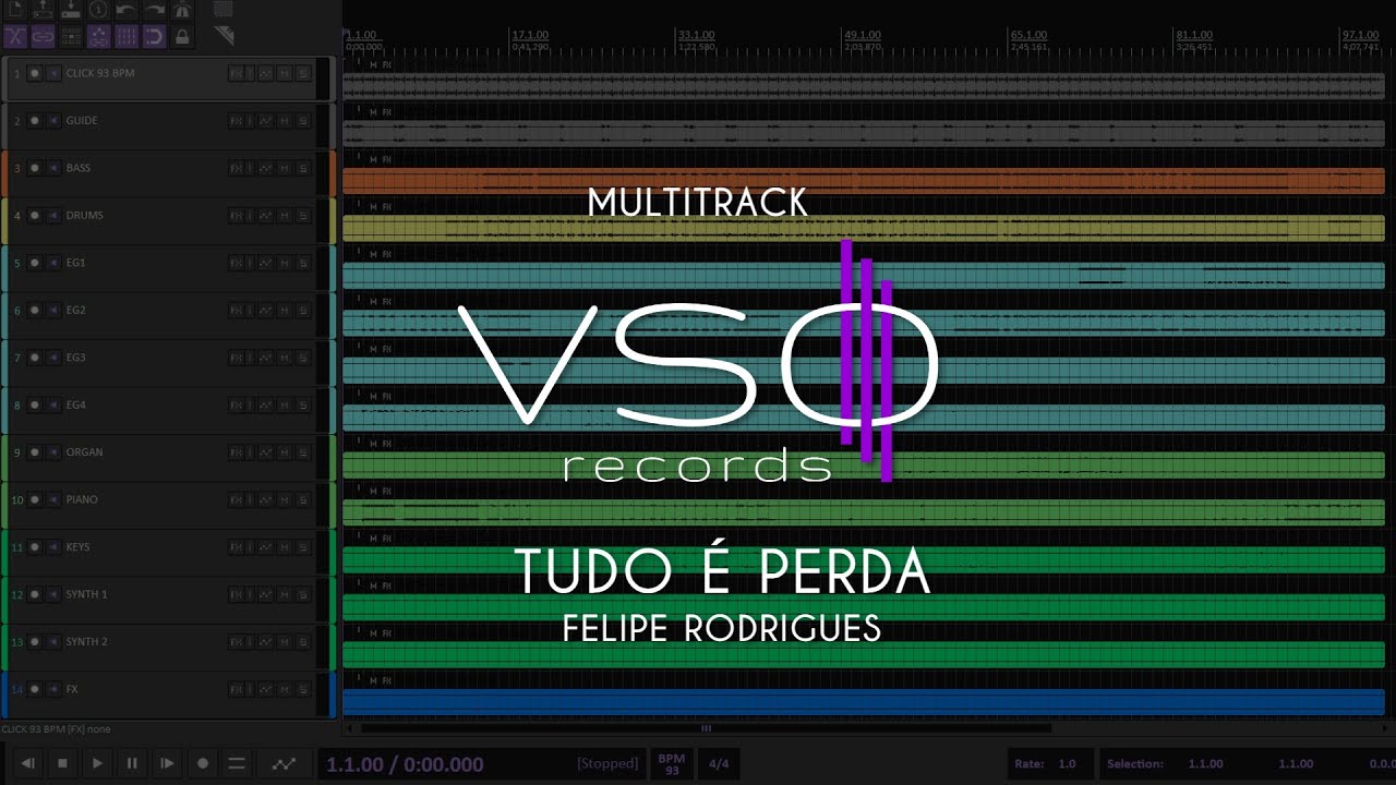 MULTITRACK - Tudo é Perda (Ao Vivo) - Felipe Rodrigues