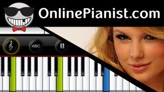 Video thumbnail of "Taylor Swift - Red - Piano Tutorial"