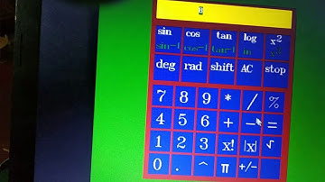 Scientific Calculator by c graphics programing