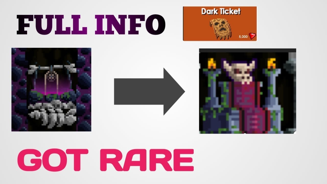 DARK TICKET HALLOWEEN GROWTOPIA YouTube