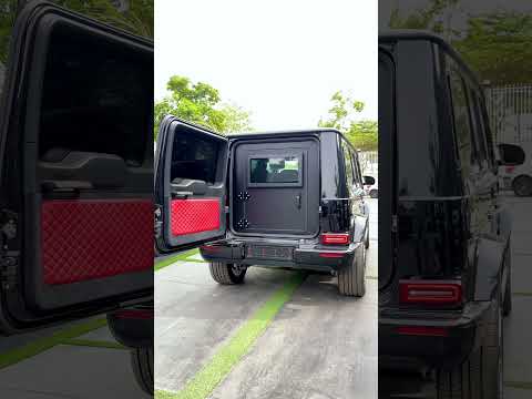 Mercedes Benz G-wagon Bulletproof - Interior and Exterior POV #shorts