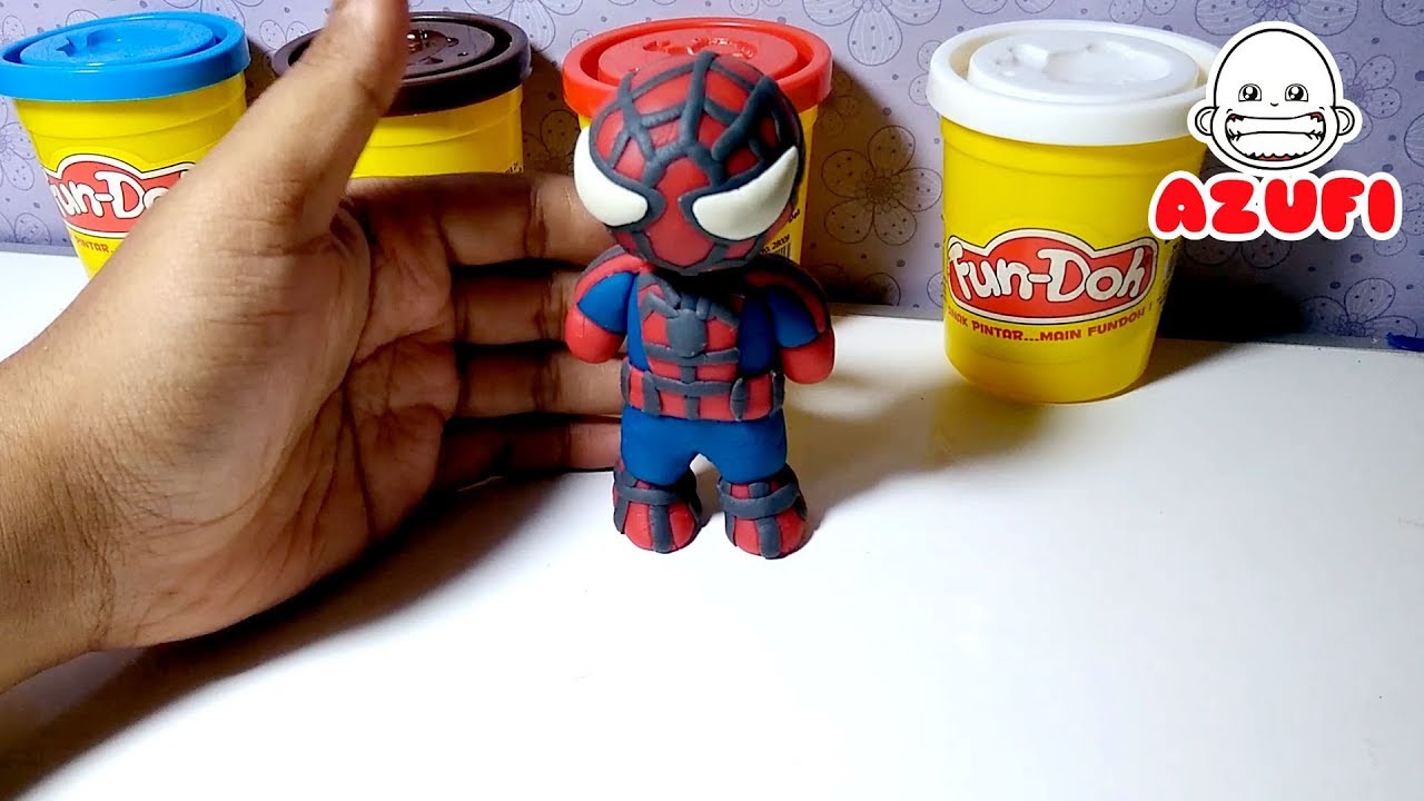 Cara Membuat Spiderman Dari Plastisin YouTube