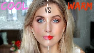 WARM vs KOEL 🤔 welke makeup look staat het mooist? | Sarah Rebecca