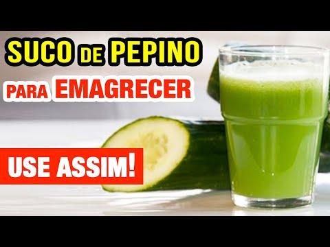 O INCRÍVEL SUCO DE PEPINO para EMAGRECER e Saúde! USE ASSIM! Benefícios e Dicas