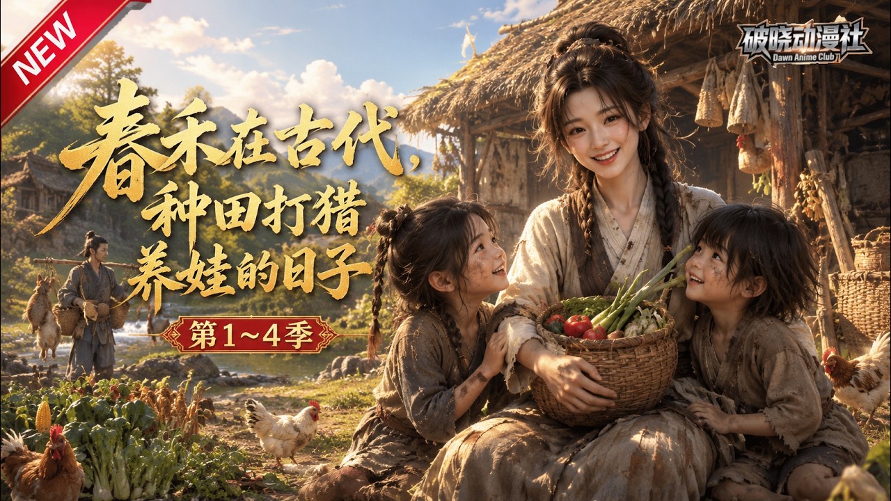 MULTISUB💥最新合集💥《春禾在古代,种田打猎养娃的日子》第1~4季 丨末世大佬者穿成落魄寡母,凭残存异能进山捕猎养家,带全家脱贫致富!#最新漫剧 #破晓动漫社
