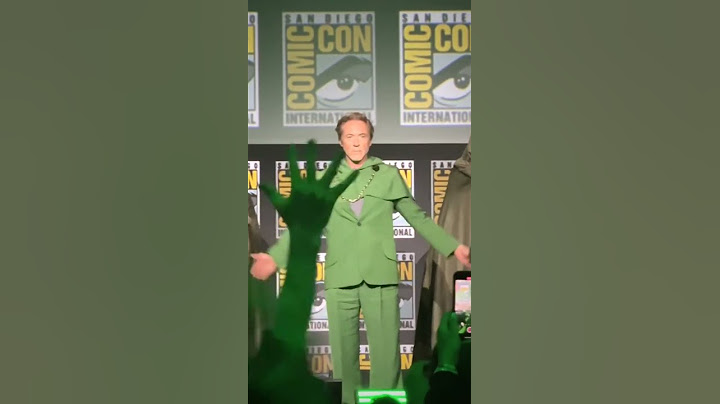 “New mask, same task.” Robert Downey Jr. surprises Hall H to announce his return to the MCU as