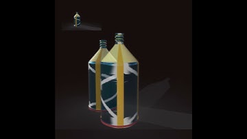 Organic Oil Bottle #mayamodeling