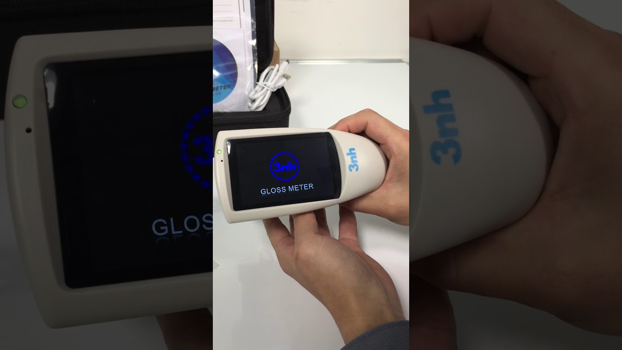 60° Single Angle Digital Gloss Meter 3nh HG60 0.1-300gu With Auto Self Calibration