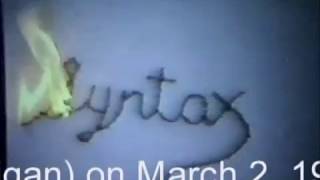 Syntax Intro