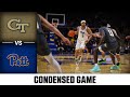 Georgia Tech vs. Pitt Condensed Game | 2024-25 ACC Men’s Basketball