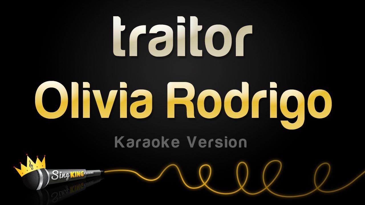 Download Olivia Rodrigo - traitor (Karaoke Version)