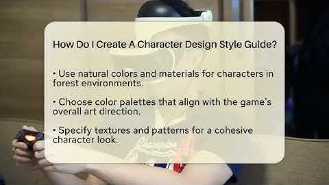 How Do I Create A Character Design Style Guide? - Video Gamers Vault