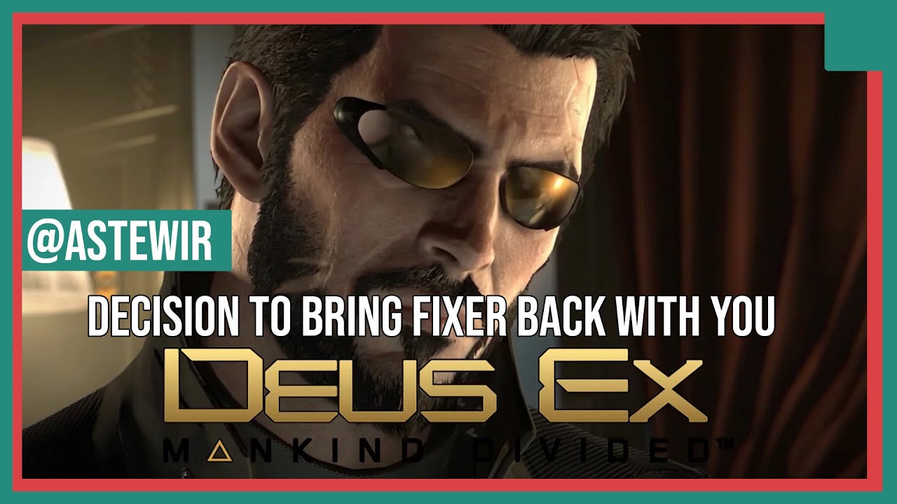 deus ex mankind divided a criminal past no dvd