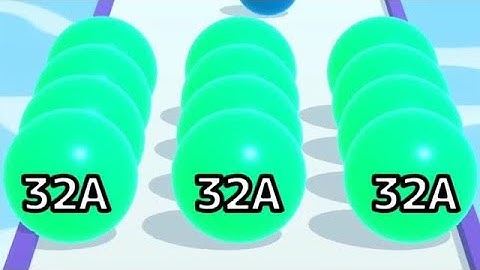 Ball Run 2048- All Levels Gameplay walkthrough Android, iOS (Multiple Levels)