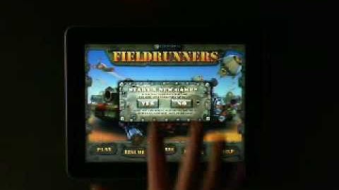 iPad Apps - Fieldrunners HD