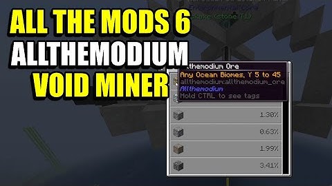Ep139 Allthemodium Void Miner - Minecraft All The Mods 6 Modpack