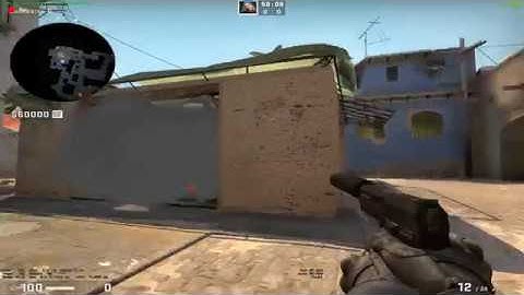 CSGO Mirage: Smoking B Site (Back site) in T Side