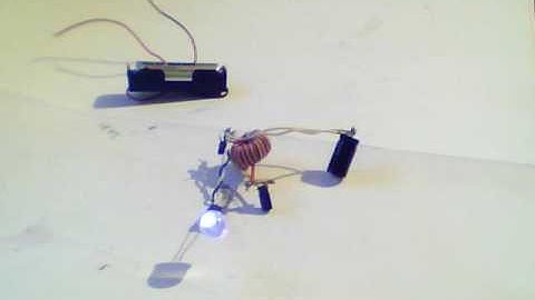 Free energy blinking Joule thief