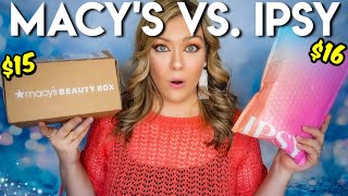 Ipsy Glam Bag Vs. Macy's Beauty Box March 2024 | THIS WAS A SURPRISE