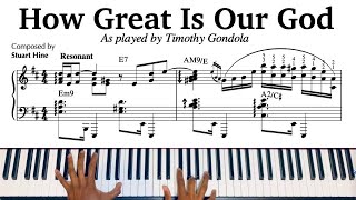 Video thumbnail of "How Great Is Our God by Timothy Gondola"